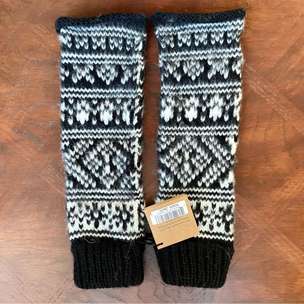 NWT Andes Gifts Kids Alpaca Blend Leg Warmers